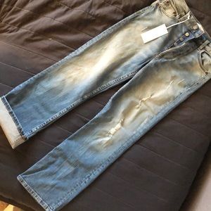 Boyish Jeans - Brady High Rise Crop Flare Jeans
